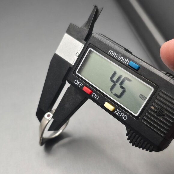 VTG Elle Sterling Silver Ruby Lab Diamond Band Ring Size 9 Wavy 4.13g - Picture 10 of 14